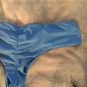 Blue Volcom cheeky bikini bottoms